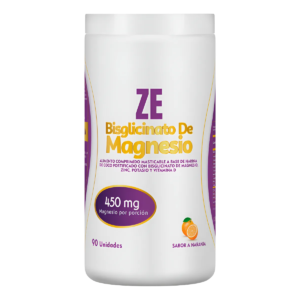 Bisglicinato de Magnesio ZE Bypluss 90 Pastillas Masticable
