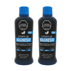 Citrato de Magnesio Líquido Vitalcom 1000 mL con Colágeno Hidrolizado, Vitaminas y Minerales