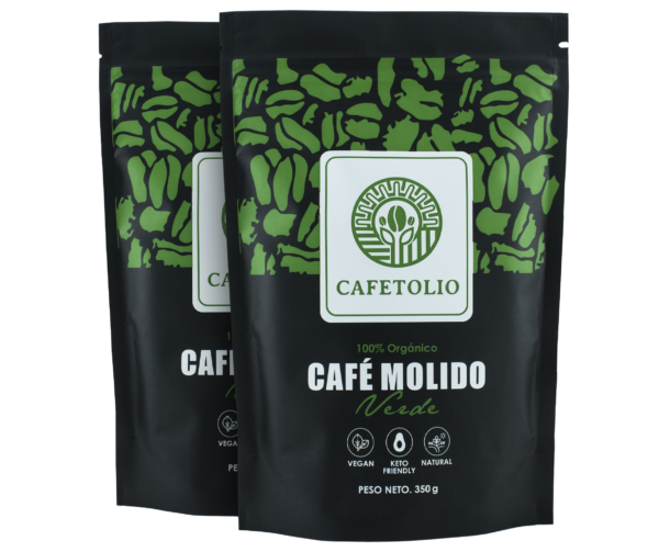 Café Molido Verde Cafetolio 350 Gramos Combo x 2 Unidades