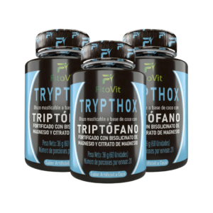Trypthox Fitovit x 60 Discos Masticables | Apoyo para el Descanso y Bienestar Nocturno