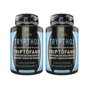 Trypthox Fitovit x 60 Discos Masticables | Apoyo para el Descanso y Bienestar Nocturno