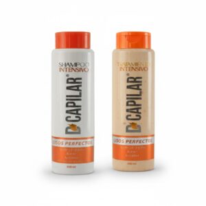 Combo Lisos Perfectos DCAPILAR Secreto de Ángeles – Shampoo Intensivo + Tratamiento Intensivo para Hidratación, Suavidad y Control del Frizz