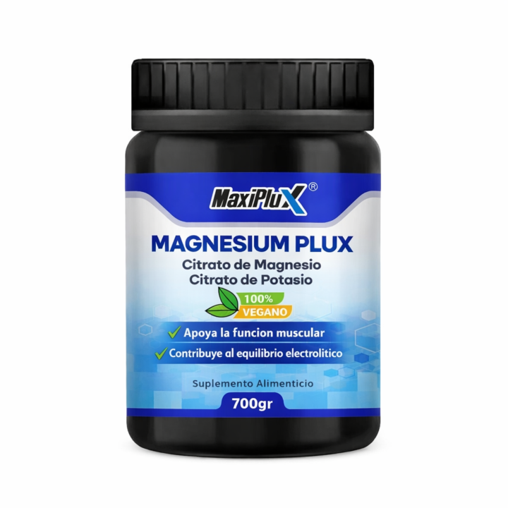 Citrato de Magnesio y Potasio 700g Magnesium Maxiplus® | Alta Absorción