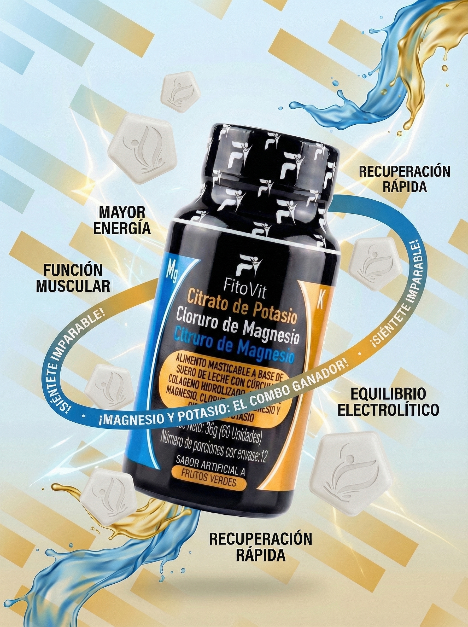 Citrato de Magnesio y Potasio fitovit