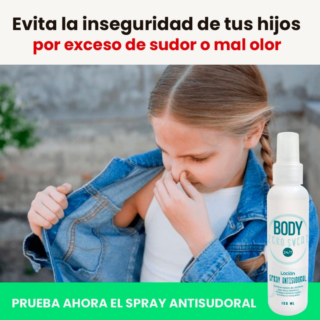 Spray Antisudoral Body Zero Sweat 120ml