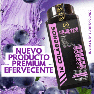 Colágeno Hidrolizado Marino Con Mezcla de 12 Tipos de Colágeno – Línea Gold 1200 g