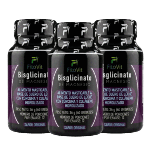 Bisglicinato de Magnesio Fitovit – 60 Unidades Masticables