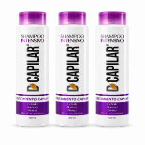 Shampoo Crecimiento Intensivo D’Capilar Capilar 500 ml con Biotina, Romero y Cebolla