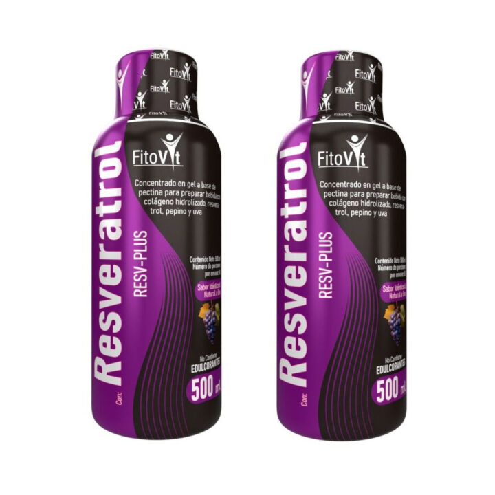 Resveratrol Líquido Fitovit 500ml – Antioxidante Natural con Colágeno y Vitaminas