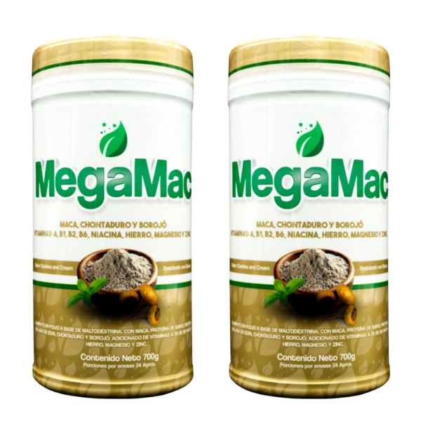 Megamac 700 Gramos, Potencia y Energía Con Chontaduro y Borojó