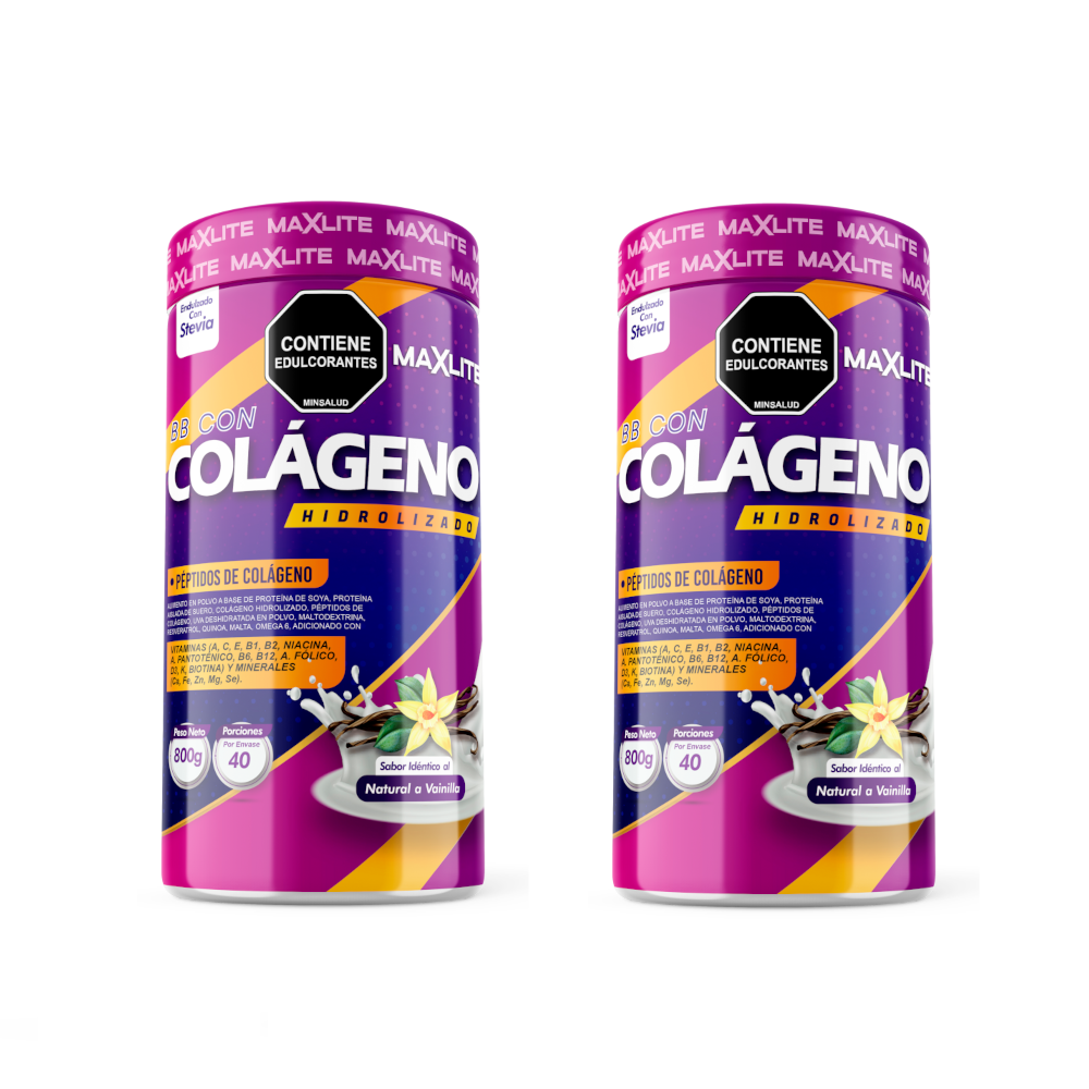 Colágeno Hidrolizado MaxLite con Resveratrol – Proteína + Vitaminas y Minerales | 800 gramos