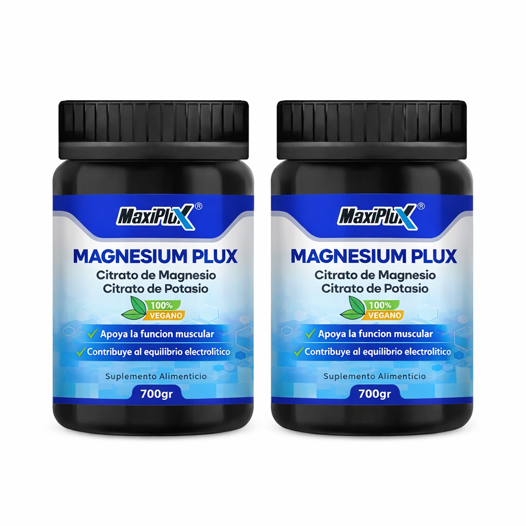 Citrato de Magnesio y Potasio 700g Magnesium Maxiplus® | Alta Absorción