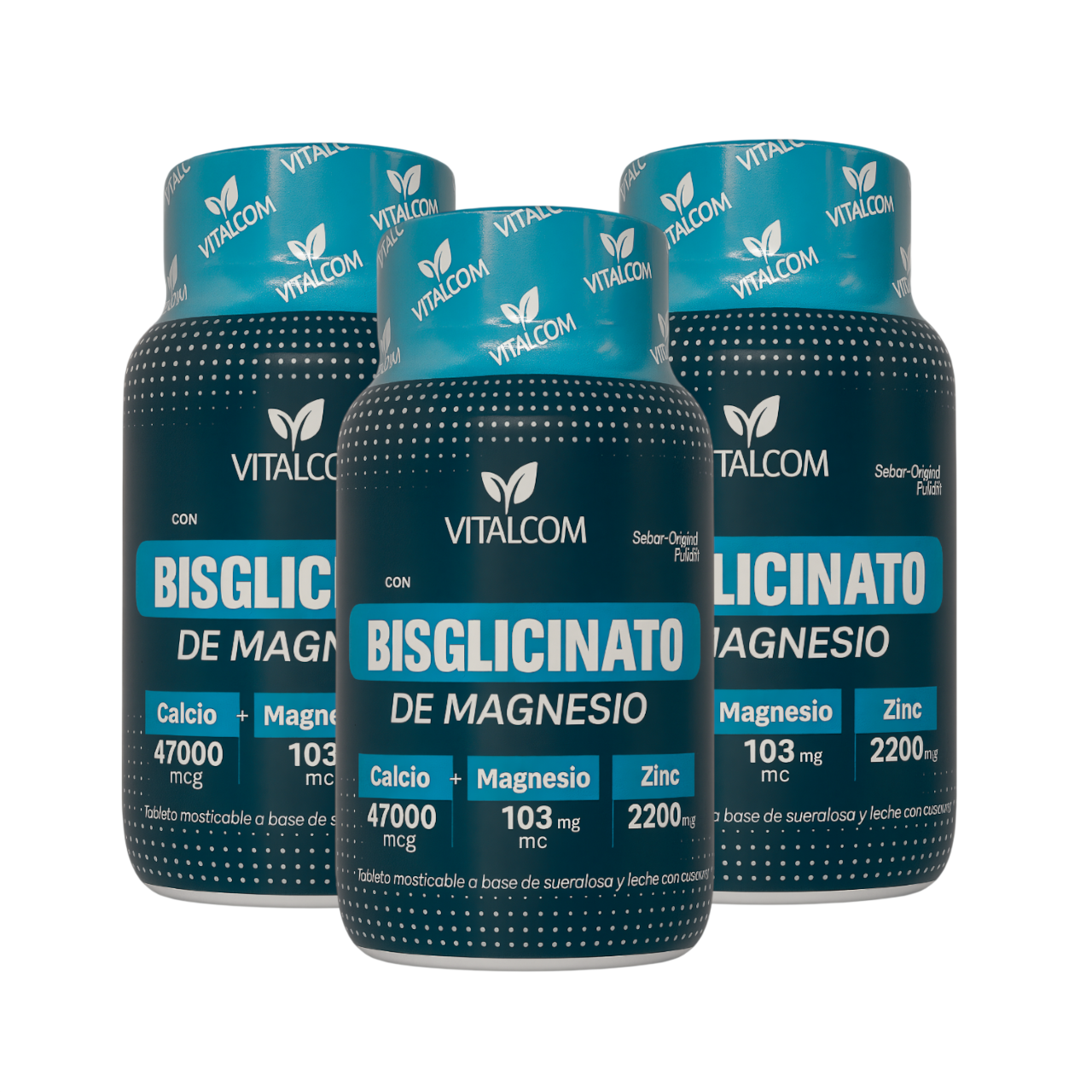 Bisglicinato de Magnesio Vitalcom 60 Masticables
