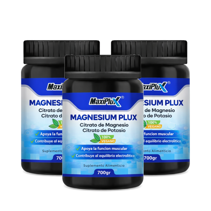 Citrato de Magnesio y Potasio 700g Magnesium Maxiplus® | Alta Absorción