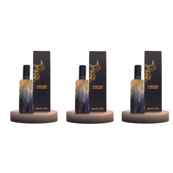 LURE HER Perfume Para Hombre Con Feromonas 50ml Pague 2 Lleve 3