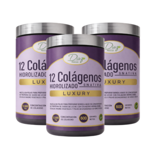 Colágeno Hidrolizado Marino Con Mezcla de 12 Tipos de Colágeno – LUXURY Díaz Naturals