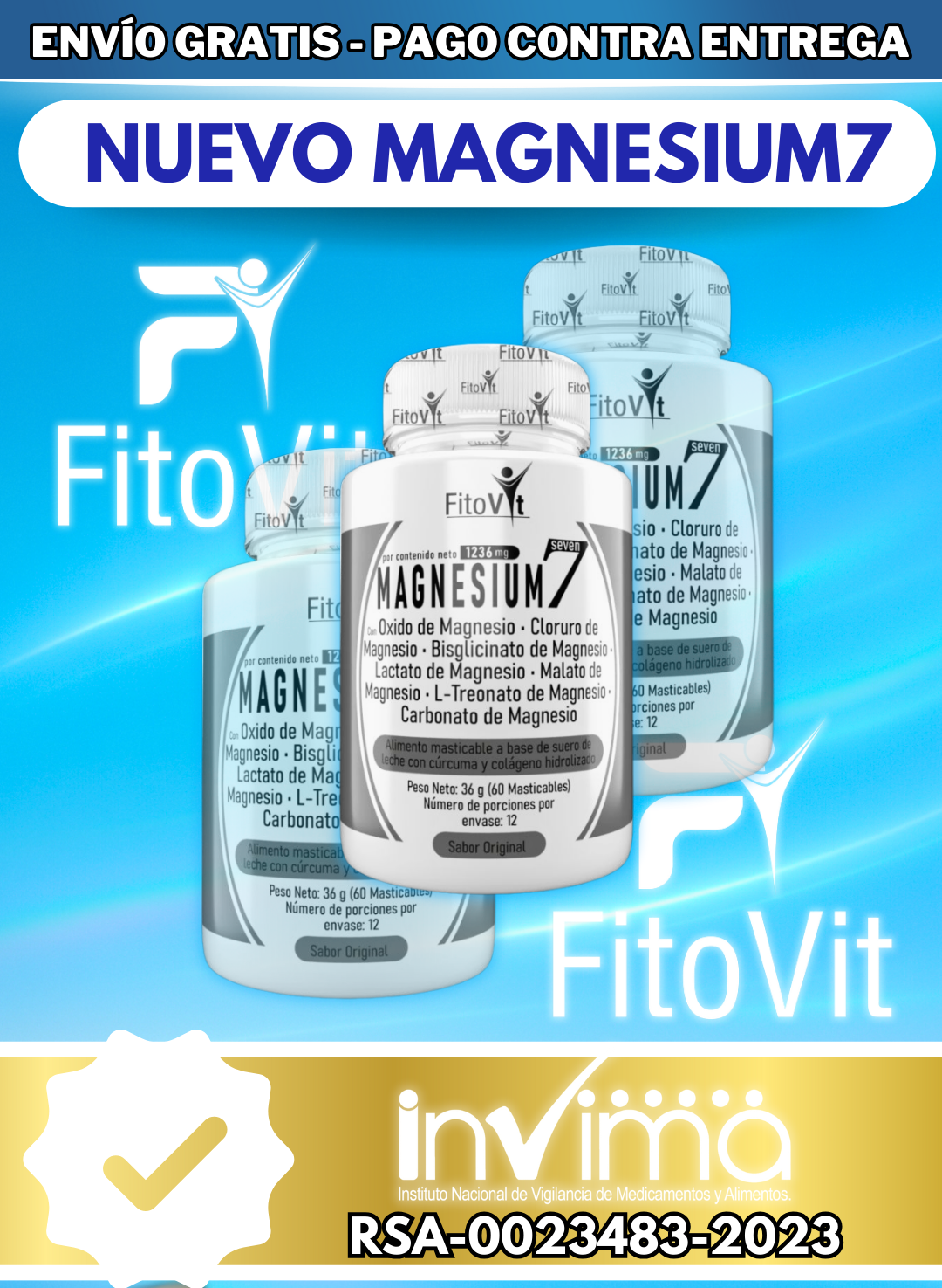 Magnesium 7 fitovit, 7 Magnesios Fitovit