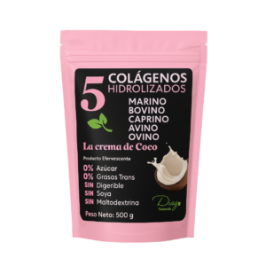 Colágeno Hidrolizado Marino, Resveratrol y Nicotinamida (Precursora de NAD+) 500 Gramos