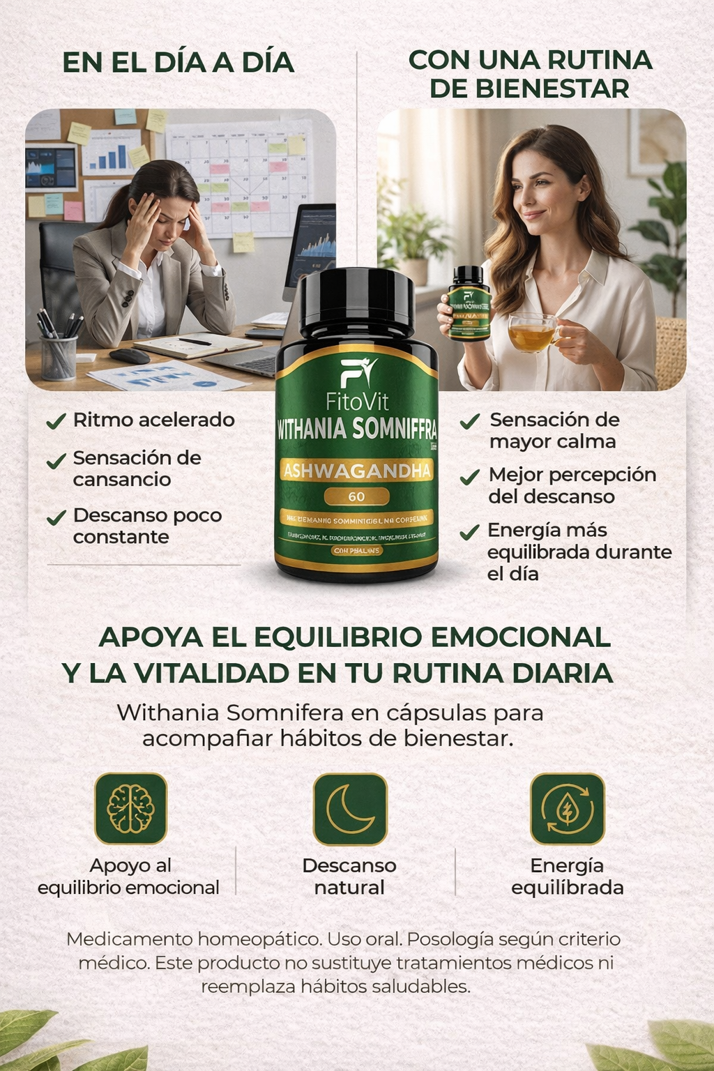 FitoVit Ashwagandha x 60 Cápsulas