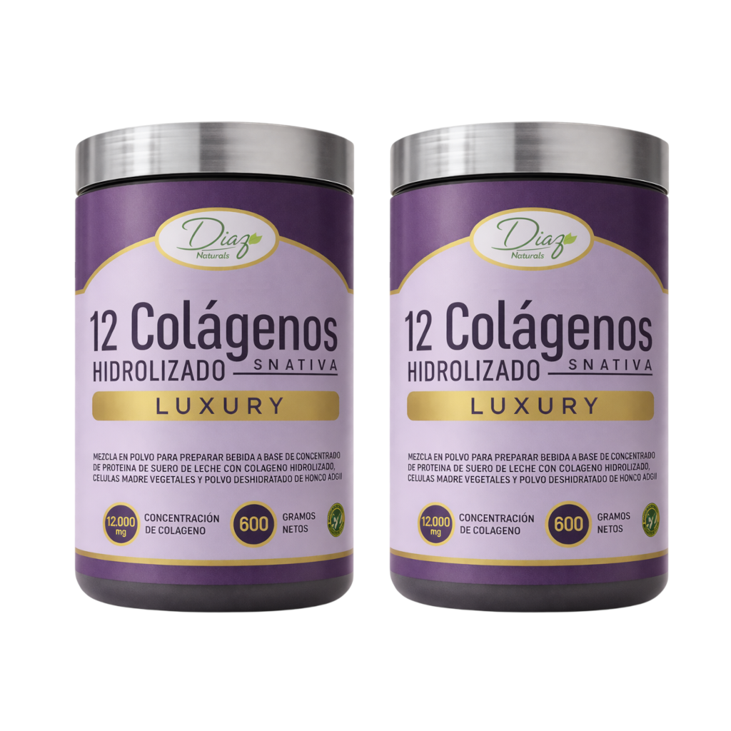Colágeno Hidrolizado Marino Con Mezcla de 12 Tipos de Colágeno – LUXURY Díaz Naturals