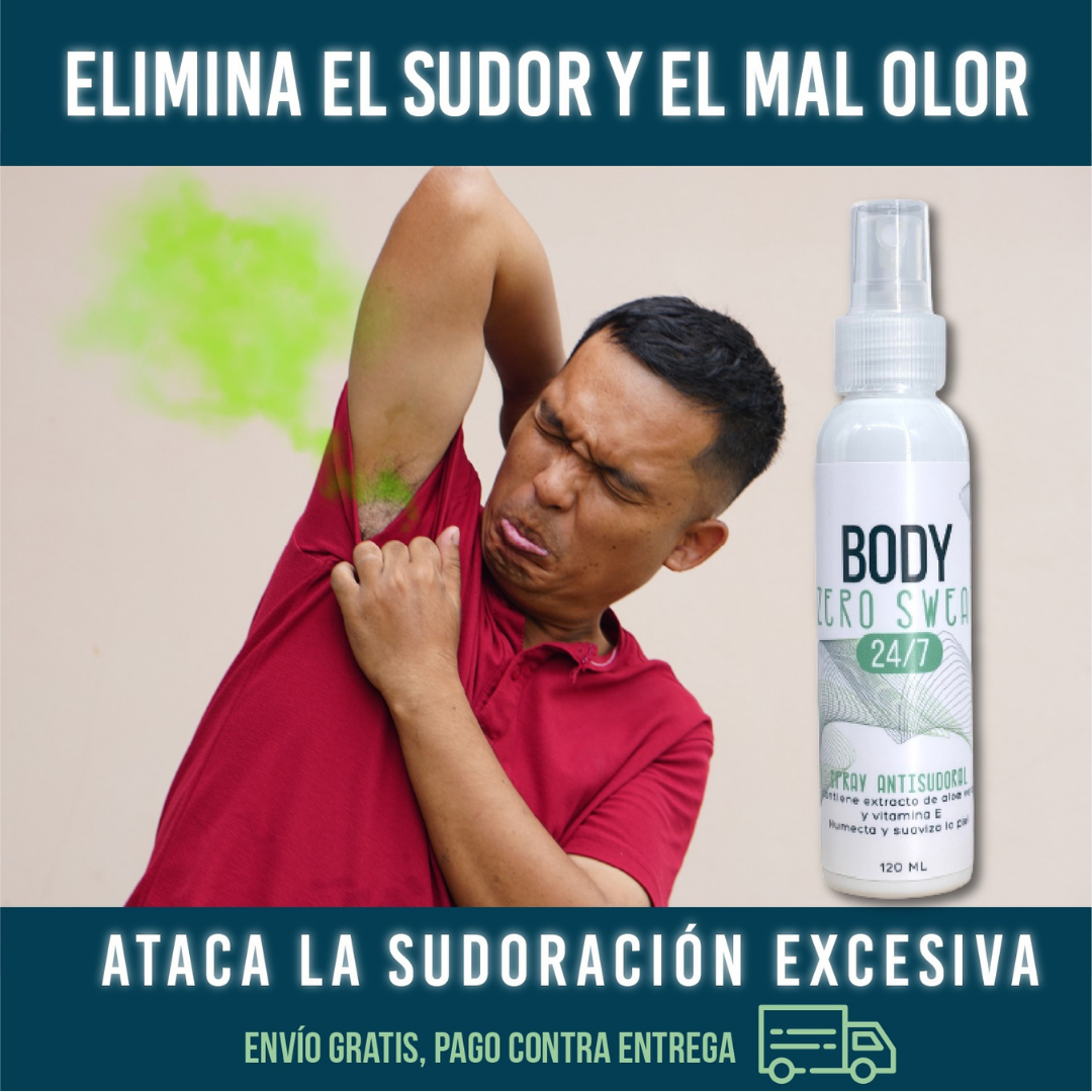 Spray Antisudoral Body Zero Sweat 120ml
