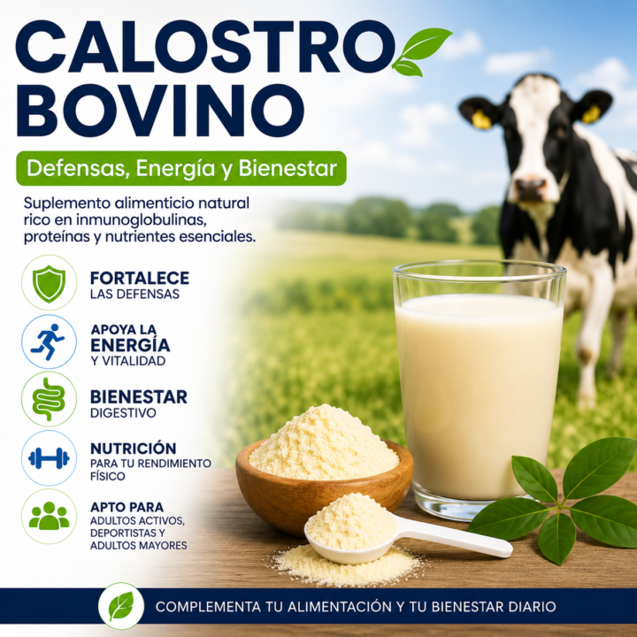 ¿Qué es el Calostro Bovino?