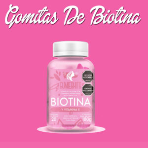 Gomitas de Biotina Con Colágeno Hidrolizado y Vitamina E Gumieshits x 60 Unidades