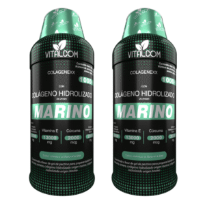 Colágeno Hidrolizado Marino con Vitamina E y Cúrcuma | Colagenexx Vitalcom 1000 mL