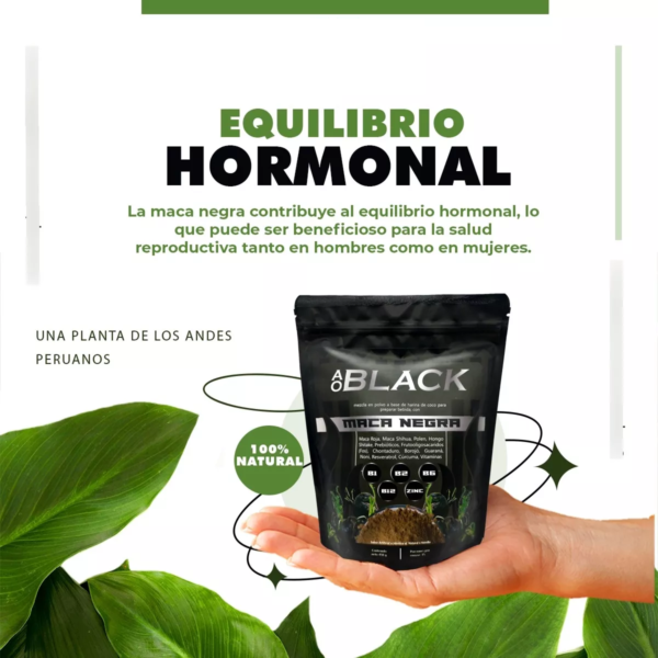 Maca Negra Y Roja Peruana 450 Gramos AO BLACK