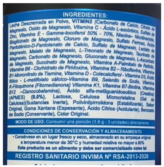 Creatina Masticable Fitovit x 60 masticables