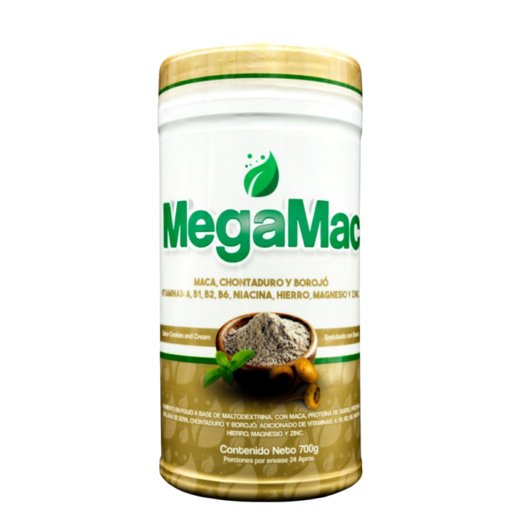 Megamac 700 Gramos, Potencia y Energía Con Chontaduro y Borojó