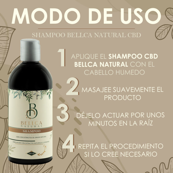 Shampoo Bellca Con CBD 500ML