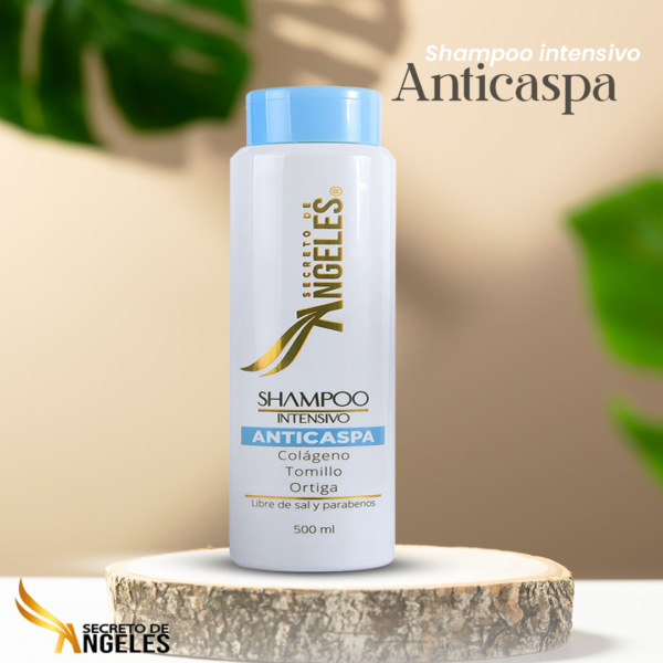 Shampoo Intensivo ANTI CASPA 500ML Secreto de Angeles