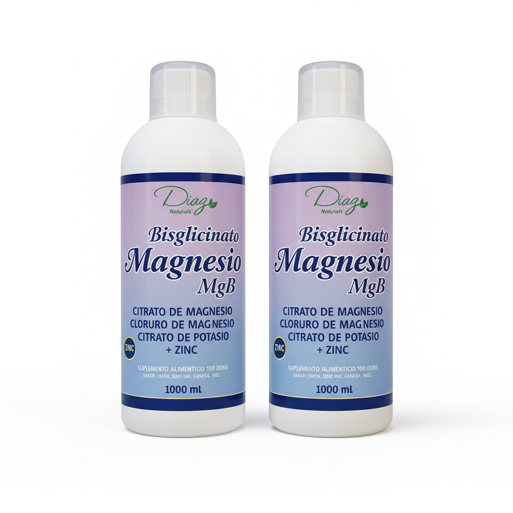 Bisglicinato de Magnesio Líquido 1000 mL Díaz