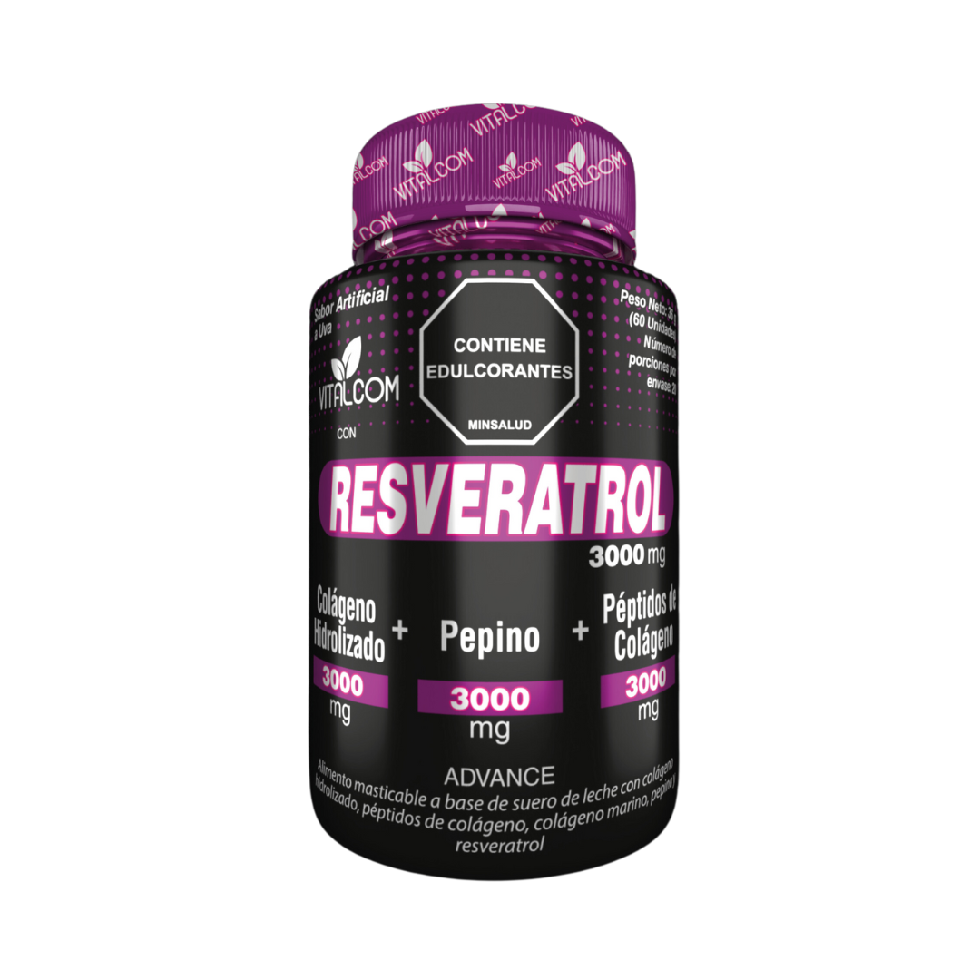 RESVERATROL Vitalcom 60 Masticables