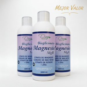 Bisglicinato de Magnesio Líquido 1000 mL Díaz