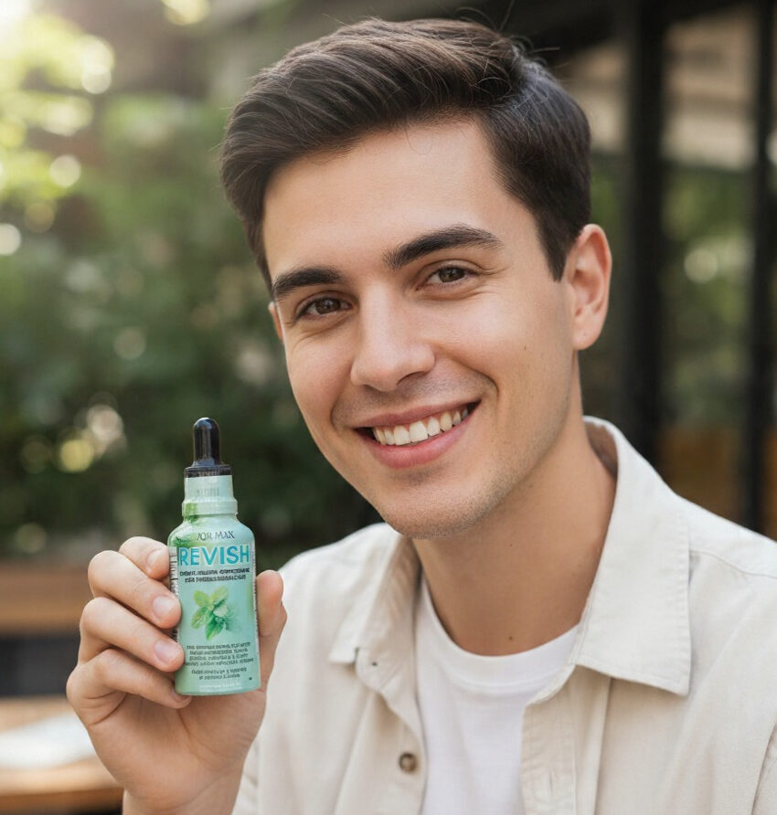 🌿 Revish 50ml - Gotas Refrescantes para el Aliento con Menta y Canela, Confianza en Cada Palabra 💧